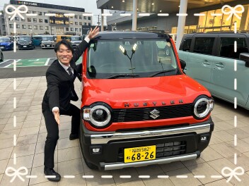 ハスラーの試乗車がやってきました！！